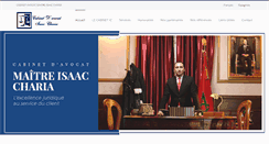 Desktop Screenshot of isaacavocat.com